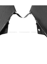Carbonado DryFGCF OE Style Dry Side Air Intake Fins for Ferrari 488 GTB/Spyder 2015-2020                                     - DRYFGCF9503OE.AIF - Image 3