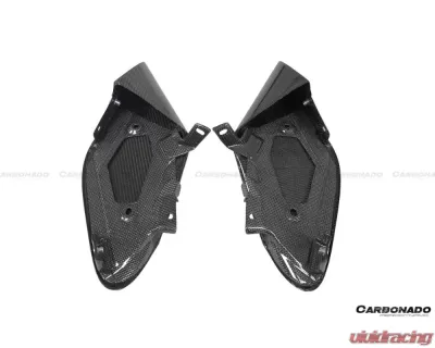 Carbonado DryFGCF OE Style Dry Side Air Intake Fins for Ferrari 488 GTB/Spyder 2015-2020 - DRYFGCF9503OE.AIF