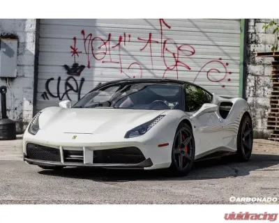 Carbonado DryFGCF OE Style Dry Side Air Intake Fins for Ferrari 488 GTB/Spyder 2015-2020 - DRYFGCF9503OE.AIF