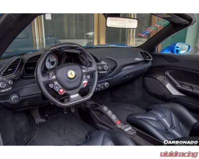 Carbonado DryFGCF OE Style Dry Bridge Control Ferrari 488 GTB | Spyder 2015-2020 - DRYFGCF9503OE.BC