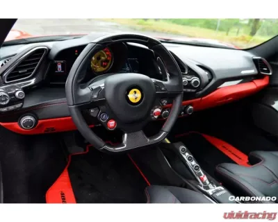 Carbonado DryFGCF OE Style Dry Bridge Control Ferrari 488 GTB | Spyder 2015-2020 - DRYFGCF9503OE.BC