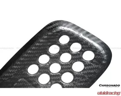 Carbonado DryCF Dry Rear Black Light Cover Ferrari 488 GTB | Spyder 2015-2020 - DRYCF9503OE.BLC-1