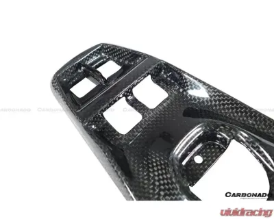 Carbonado DryFGCF Dry Bridge Support & Windows Switches Panel Ferrari 488 GTB | Spyder 2015-2020 - DRYFGCF9503OE.BWSP