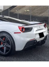 Carbonado DryFGCF OE Style Dry Rear Light Satellite Covers Ferrari 488 GTB | Spyder 2015-2020                                     - DRYFGCF9503OE.RLC - Image 12