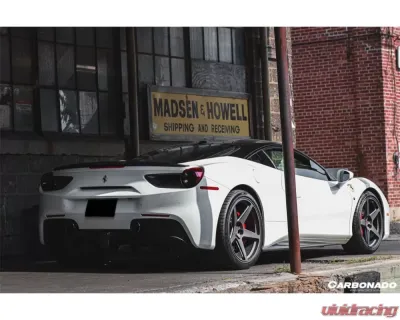 Carbonado DryFGCF OE Style Dry Rear Light Satellite Covers Ferrari 488 GTB | Spyder 2015-2020 - DRYFGCF9503OE.RLC