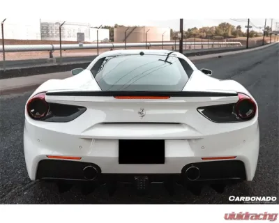 Carbonado DryFGCF OE Style Dry Rear Light Satellite Covers Ferrari 488 GTB | Spyder 2015-2020 - DRYFGCF9503OE.RLC
