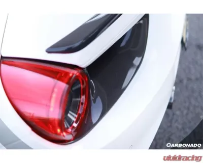 Carbonado DryFGCF OE Style Dry Rear Light Satellite Covers Ferrari 488 GTB | Spyder 2015-2020 - DRYFGCF9503OE.RLC
