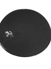 Carbonado DryCF OE Style DRY Fuel Door w/ Logo Ferrari 812 2017-2022                                     - DRYCF9506OE-FUDR - Image 3