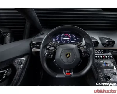 Carbonado DRYCF 1x1 Weave OEM Style Autoclave AC Panel Trim Lamborghini Huracan LP610 | LP580 2015-2019 - 1X1DRYCF5556OE-APT