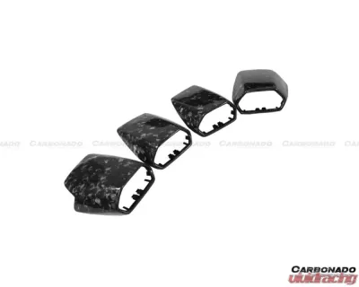 Carbonado DRYCF 1x1 Weave OEM Style Autoclave AC Panel Trim Lamborghini Huracan LP610 | LP580 2015-2019 - 1X1DRYCF5556OE-APT