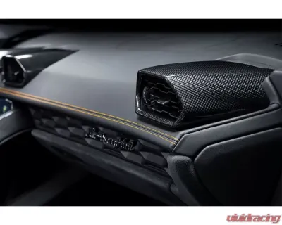 Carbonado DRYCF 1x1 Weave OEM Style Autoclave AC Panel Trim Lamborghini Huracan LP610 | LP580 2015-2019 - 1X1DRYCF5556OE-APT