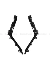 Carbonado DRYCF 1x1 Weave OEM Style Autoclave Center Console Border Trim Lamborghini Huracan LP610 | LP580 2015-2019                                     - 1X1DRYCF5556OE-CCBT - Image 8