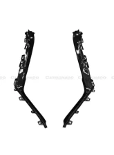 Carbonado DRYCF 1x1 Weave OEM Style Autoclave Center Console Border Trim Lamborghini Huracan LP610 | LP580 2015-2019                                     - 1X1DRYCF5556OE-CCBT - Image 2