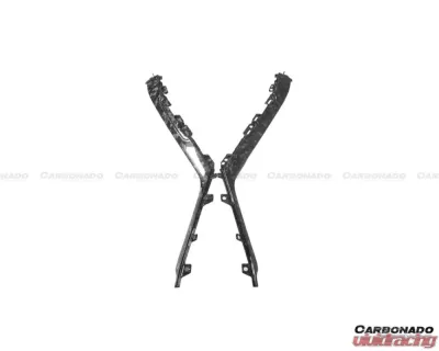 Carbonado DRYCF 1x1 Weave OEM Style Autoclave Center Console Border Trim Lamborghini Huracan LP610 | LP580 2015-2019 - 1X1DRYCF5556OE-CCBT