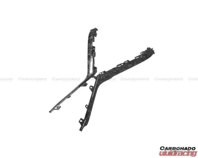 Carbonado DRYCF 1x1 Weave OEM Style Autoclave Center Console Border Trim Lamborghini Huracan LP610 | LP580 2015-2019 - 1X1DRYCF5556OE-CCBT