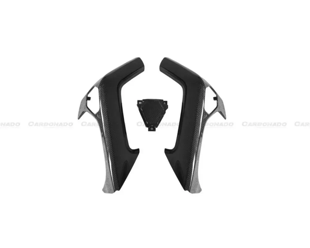 Carbonado DRYCF 2x2 Weave OEM Style Autoclave Door Handle Lamborghini Huracan LP610 | LP580 2015-2019 - 2X2DRYCF5556OE-DH
