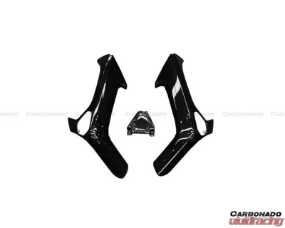 Carbonado DRYCF 1x1 Weave OEM Style Autoclave Door Handle Lamborghini Huracan LP610 | LP580 2015-2019 - 1X1DRYCF5556OE-DH
