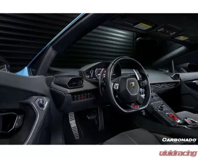 Carbonado DRYCF 1x1 Weave OEM Style Autoclave Door Handle Lamborghini Huracan LP610 | LP580 2015-2019 - 1X1DRYCF5556OE-DH