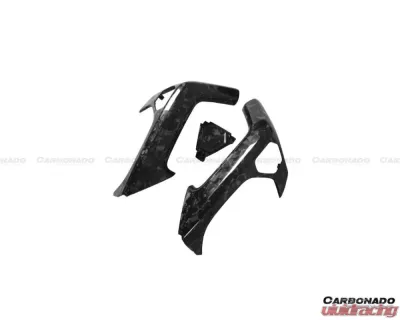 Carbonado DRYCF 1x1 Weave OEM Style Autoclave Door Handle Lamborghini Huracan LP610 | LP580 2015-2019 - 1X1DRYCF5556OE-DH