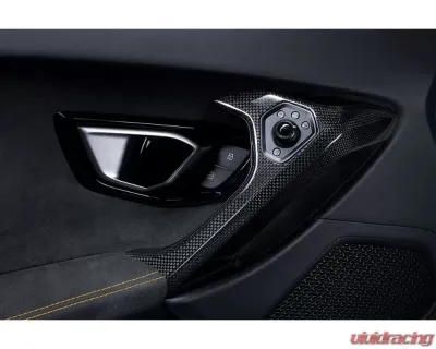 Carbonado DRYCF 1x1 Weave OEM Style Autoclave Door Handle Lamborghini Huracan LP610 | LP580 2015-2019 - 1X1DRYCF5556OE-DH