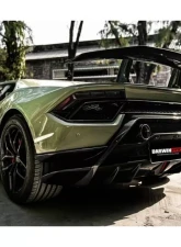 Carbonado FGCF OE Style Carbon Rear Bumper Grill Lamborghini Huracan LP580 2015-2020                                     - FGCF5556OE580-RBG - Image 12