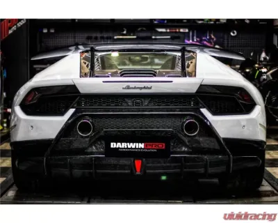 Carbonado FGCF OE Style Carbon Rear Bumper Grill Lamborghini Huracan LP580 2015-2020 - FGCF5556OE580-RBG