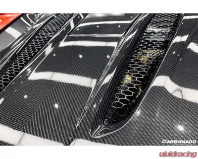 Carbonado FGDRYCF OEM Style Rear Engine Trunk Replacement McLaren 540c | 570s Coupe 2015-2020 - FGDRYCF8004-T