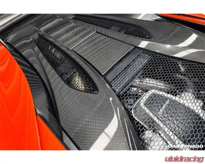 Carbonado FGDRYCF OEM Style Rear Engine Trunk Replacement McLaren 540c | 570s Coupe 2015-2020 - FGDRYCF8004-T