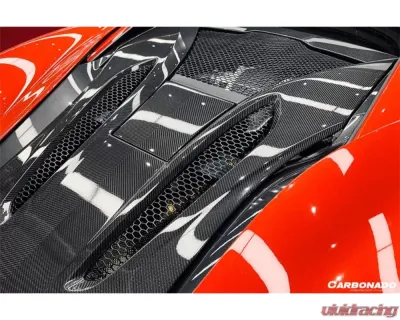 Carbonado FGDRYCF OEM Style Rear Engine Trunk Replacement McLaren 540c | 570s Coupe 2015-2020 - FGDRYCF8004-T