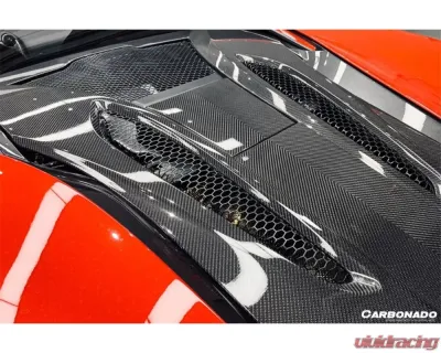 Carbonado FGDRYCF OEM Style Rear Engine Trunk Replacement McLaren 540c | 570s Coupe 2015-2020 - FGDRYCF8004-T