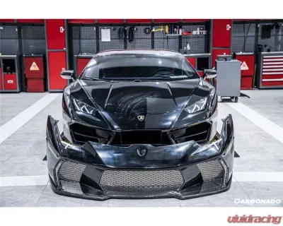 Carbonado Carbonado FGPCF VRS Style Front Bumper for Lamborghini Huracan LP610/LP580 2015-2020 - FGPCF5556VRS-FB