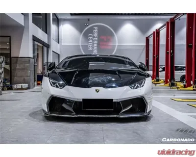 Carbonado Carbonado FGPCF VRS Style Front Bumper for Lamborghini Huracan LP610/LP580 2015-2020 - FGPCF5556VRS-FB