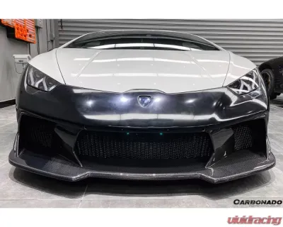 Carbonado Carbonado FGPCF VRS Style Front Bumper for Lamborghini Huracan LP610/LP580 2015-2020 - FGPCF5556VRS-FB