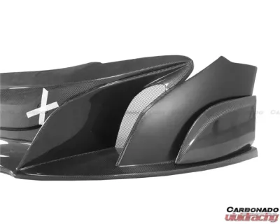 Carbonado Carbonado DRYPCF 675LT Style Partial Front Bumper for McLaren 650S 2014-2017 - DRYPCF8003BKSS675-2.FB