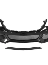 Carbonado Carbonado FGPCF BRS Front Bumper for Mercedes Benz W222 Sedan 2017-2020                                     - FGPCF8510BRS-FB - Image 2