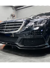 Carbonado Carbonado FGPCF BRS Front Bumper for Mercedes Benz W222 Sedan 2017-2020                                     - FGPCF8510BRS-FB - Image 6