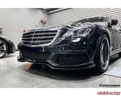 Carbonado Carbonado FGPCF BRS Front Bumper for Mercedes Benz W222 Sedan 2017-2020 - FGPCF8510BRS-FB