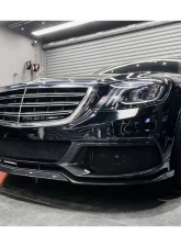 Carbonado Carbonado FGPCF BRS Front Bumper for Mercedes Benz W222 Sedan 2017-2020                                     - FGPCF8510BRS-FB - Image 10