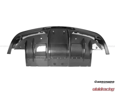 Carbonado FGPCF Rear Bumper w/ Diffuser Ferrari 458 Coupe | Spyder | Speciale 2010-2015 - FGPCF9501OE-Spec-RB