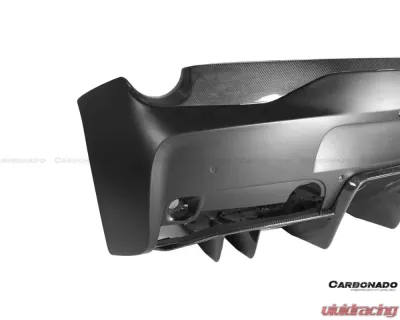 Carbonado FGPCF Rear Bumper w/ Diffuser Ferrari 458 Coupe | Spyder | Speciale 2010-2015 - FGPCF9501OE-Spec-RB