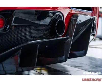 Carbonado FGPCF Rear Bumper w/ Diffuser Ferrari 458 Coupe | Spyder | Speciale 2010-2015 - FGPCF9501OE-Spec-RB