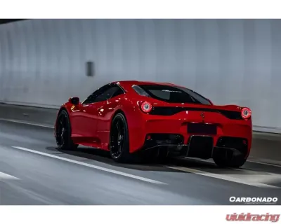 Carbonado FGPCF Rear Bumper w/ Diffuser Ferrari 458 Coupe | Spyder | Speciale 2010-2015 - FGPCF9501OE-Spec-RB