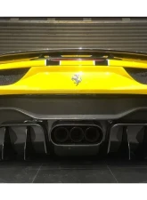 Carbonado FGPCF VRS Style Rear Bumper w/ Tips Ferrari 458 Italy | Spider 2010-2015                                     - FGPCF9501VRS-RB - Image 11