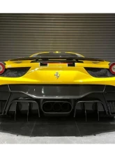 Carbonado FGPCF VRS Style Rear Bumper w/ Tips Ferrari 458 Italy | Spider 2010-2015                                     - FGPCF9501VRS-RB - Image 12