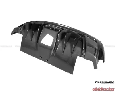 Carbonado FGPCF VRS Style Rear Bumper w/ Tips Ferrari 458 Italy | Spider 2010-2015 - FGPCF9501VRS-RB