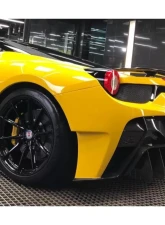 Carbonado FGPCF VRS Style Rear Bumper w/ Tips Ferrari 458 Italy | Spider 2010-2015                                     - FGPCF9501VRS-RB - Image 7