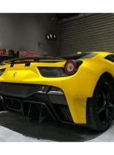 Carbonado FGPCF VRS Style Rear Bumper w/ Tips Ferrari 458 Italy | Spider 2010-2015                                     - FGPCF9501VRS-RB - Image 8