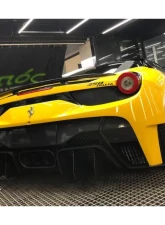 Carbonado FGPCF VRS Style Rear Bumper w/ Tips Ferrari 458 Italy | Spider 2010-2015                                     - FGPCF9501VRS-RB - Image 10