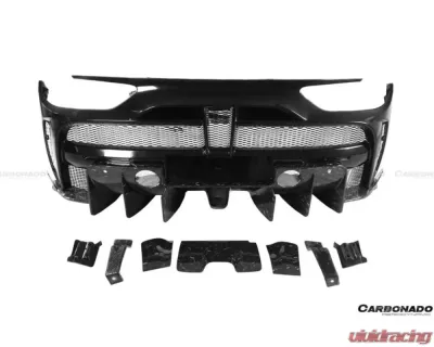 Carbonado FGPCF MSY Style Rear Bumper Ferrari 488 GTB | Spyder 2015-2019 - FGPCF9503MSY-RB