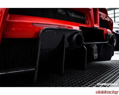 Carbonado FGPCF MSY Style Rear Bumper Ferrari 488 GTB | Spyder 2015-2019 - FGPCF9503MSY-RB